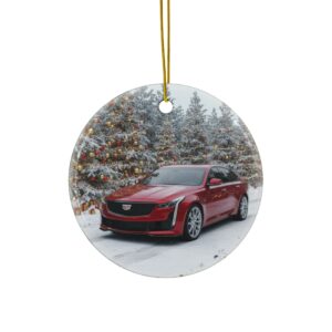 Cadillac CTS-V V3 Ceramic Christmas Ornament
