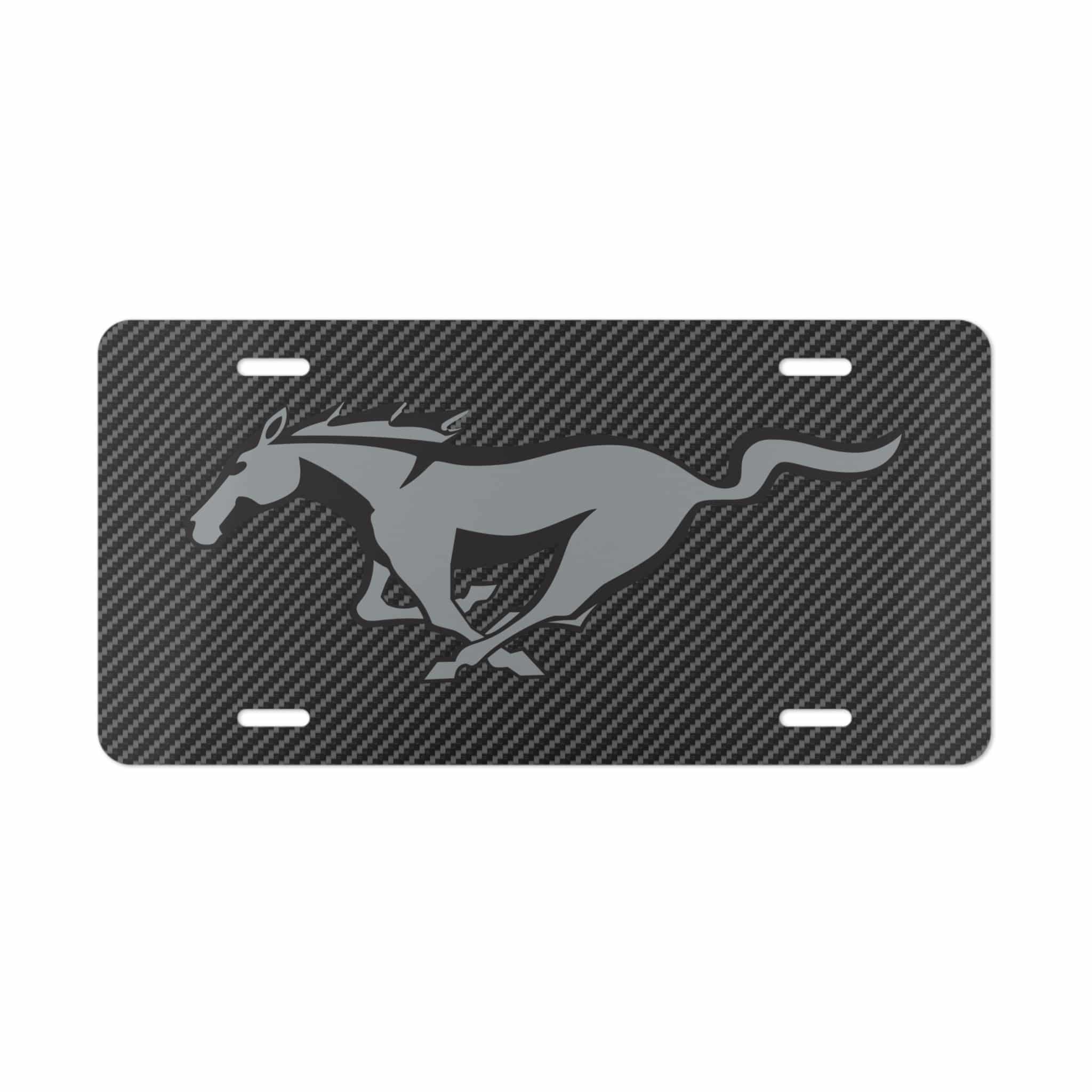Ford Mustang Carbon Fiber License Plate
