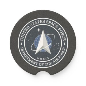 United States Space Force Soapstone Car Coaster