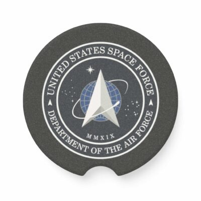 United States Space Force Soapstone Car Coaster