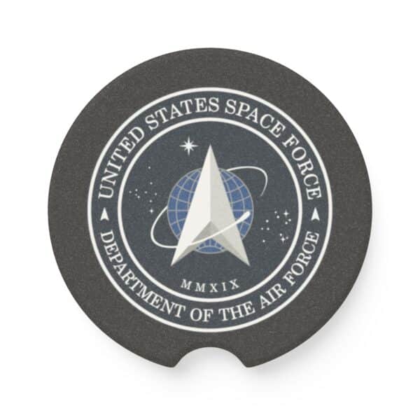 United States Space Force Soapstone Car Coaster
