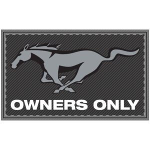 Ford Mustang Owners Only Doormat