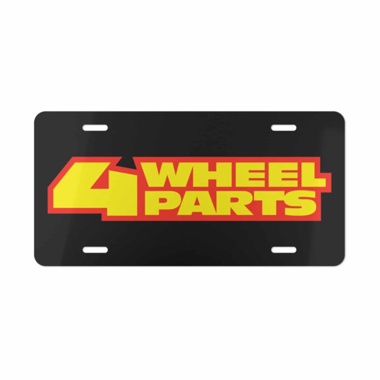 4 Wheel Parts License Plate