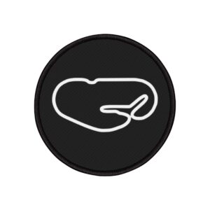 Daytona Int'l Speedway Road Course Circle Iron-On Patch