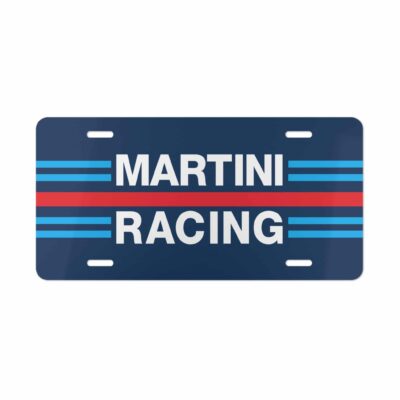 Martini Racing License Plate