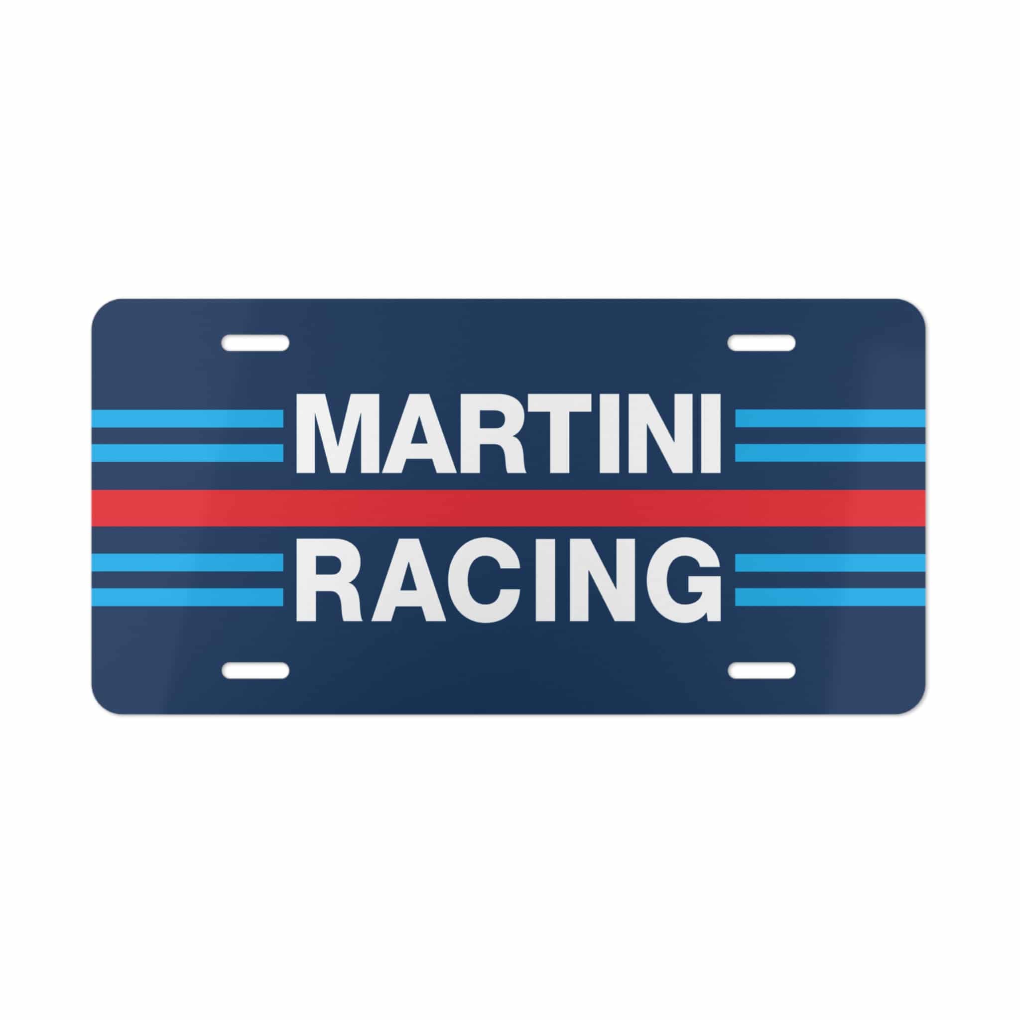Martini Racing License Plate
