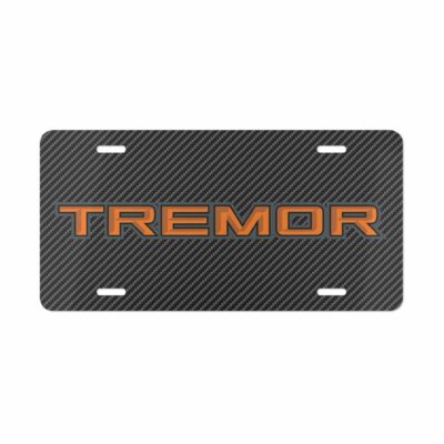 Ford Tremor Carbon Fiber License Plate