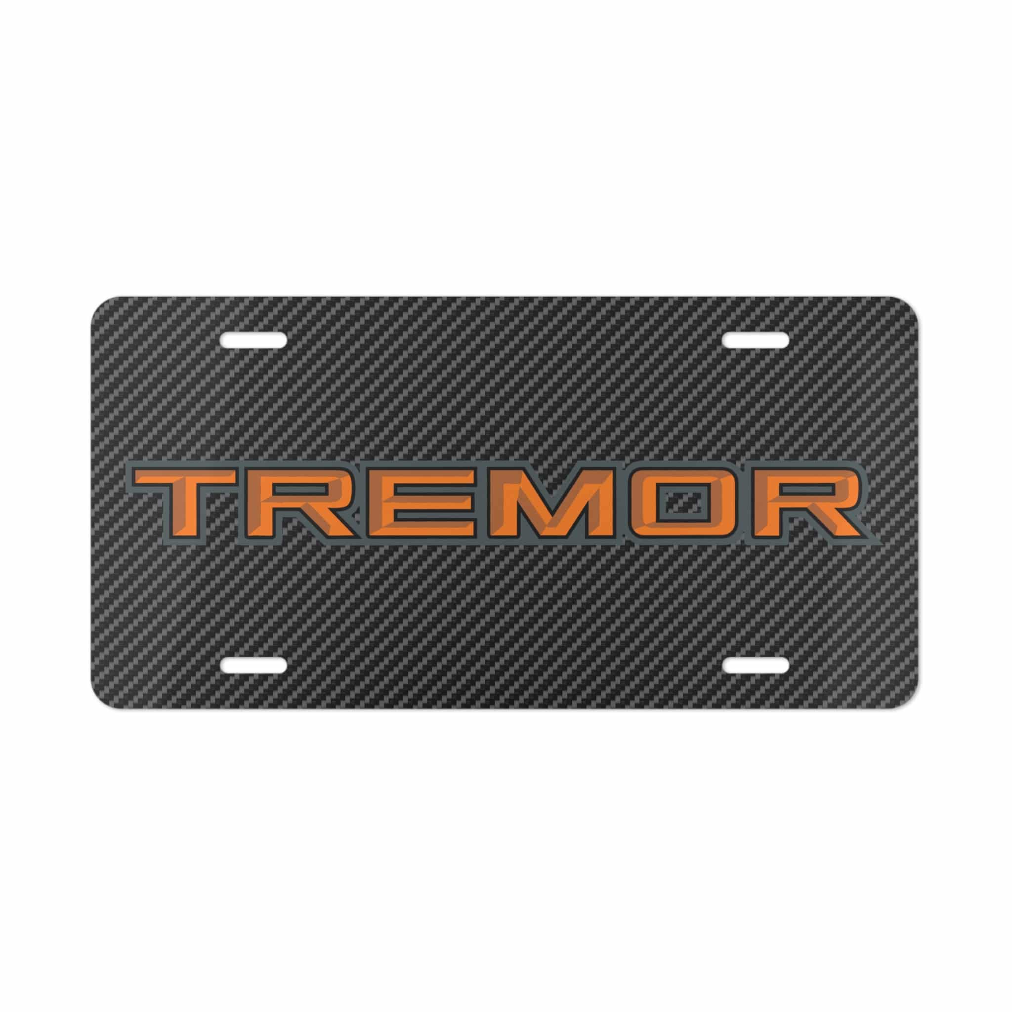 Ford Tremor Carbon Fiber License Plate