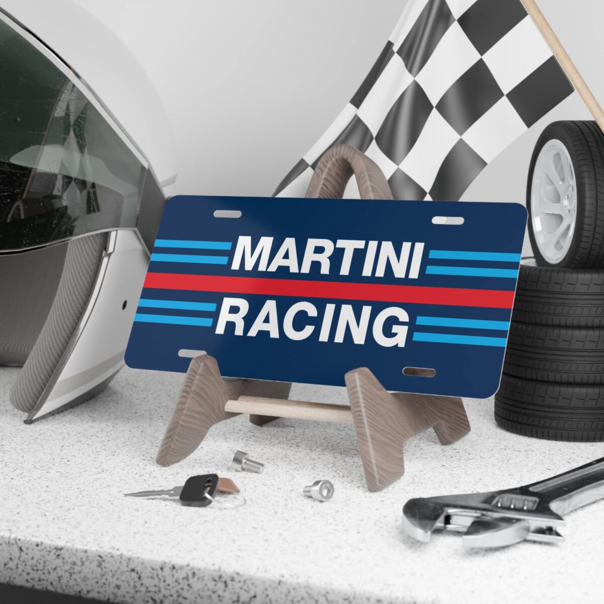 Martini Racing License Plate