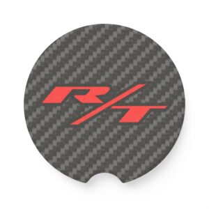 Dodge R/T Carbon Fiber Soapstone Car Coaster