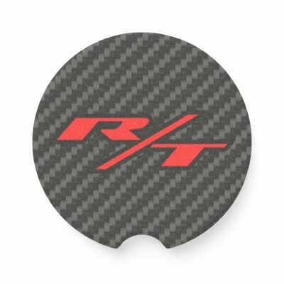Dodge R/T Carbon Fiber Soapstone Car Coaster