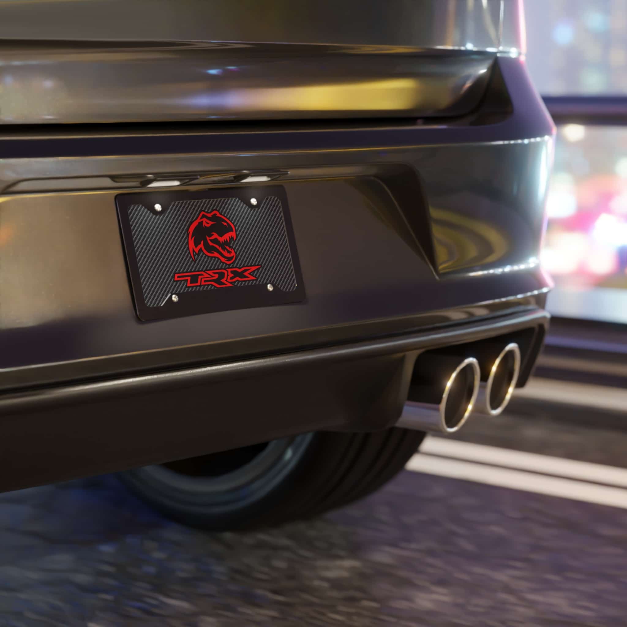 RAM TRX Carbon Fiber License Plate