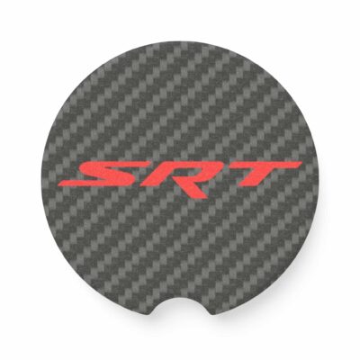 SRT Carbon Fiber Soapstone Car Coaster