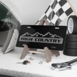 High Country License Plate