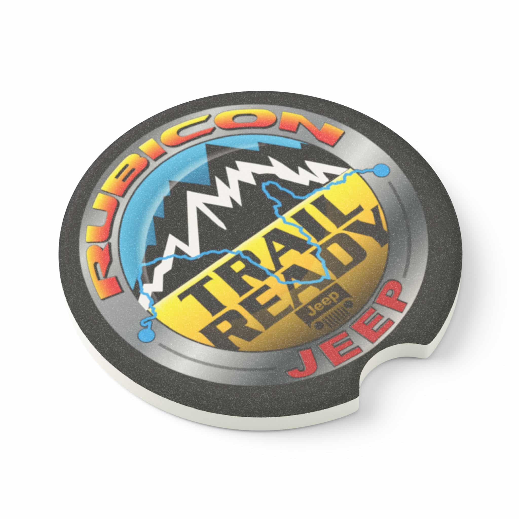 Jeep Rubicon Trail Rated Soapstone Car Coaster
