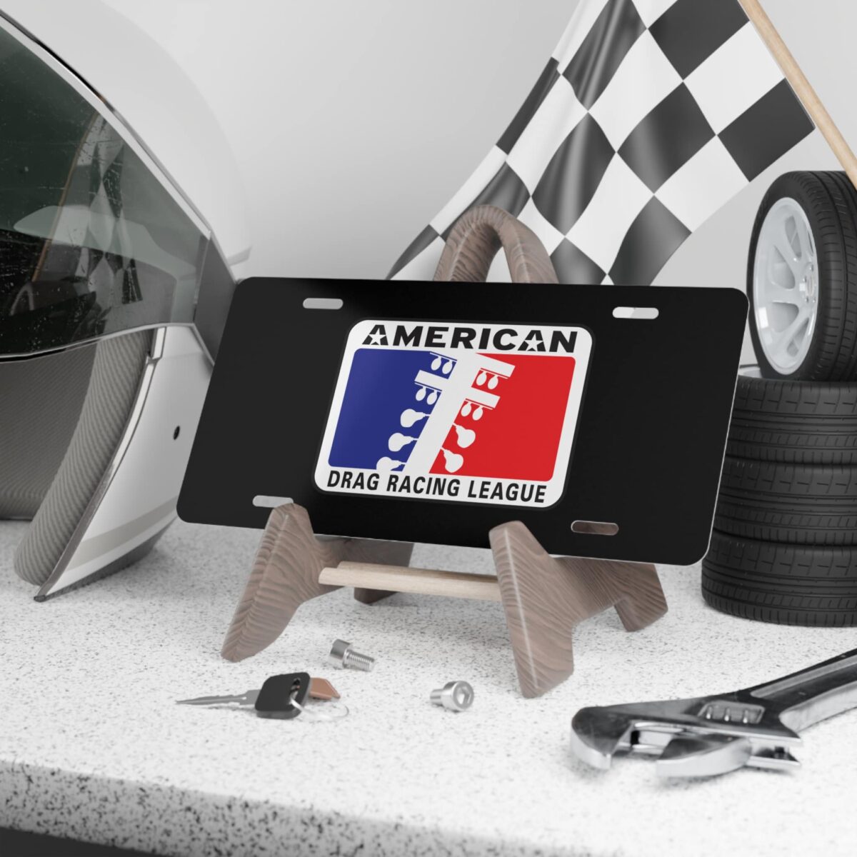American Drag Racing League License Plate
