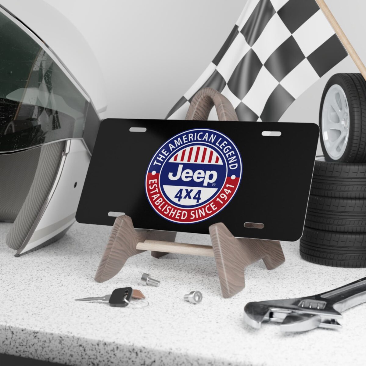 Jeep The American Legend 4X4 License Plate
