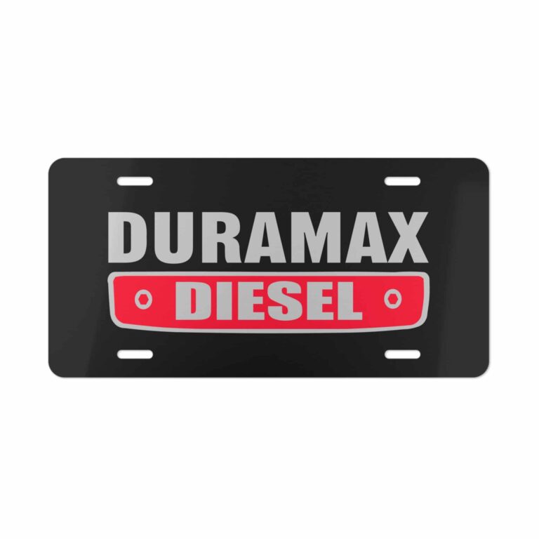 Duramax Diesel License Plate