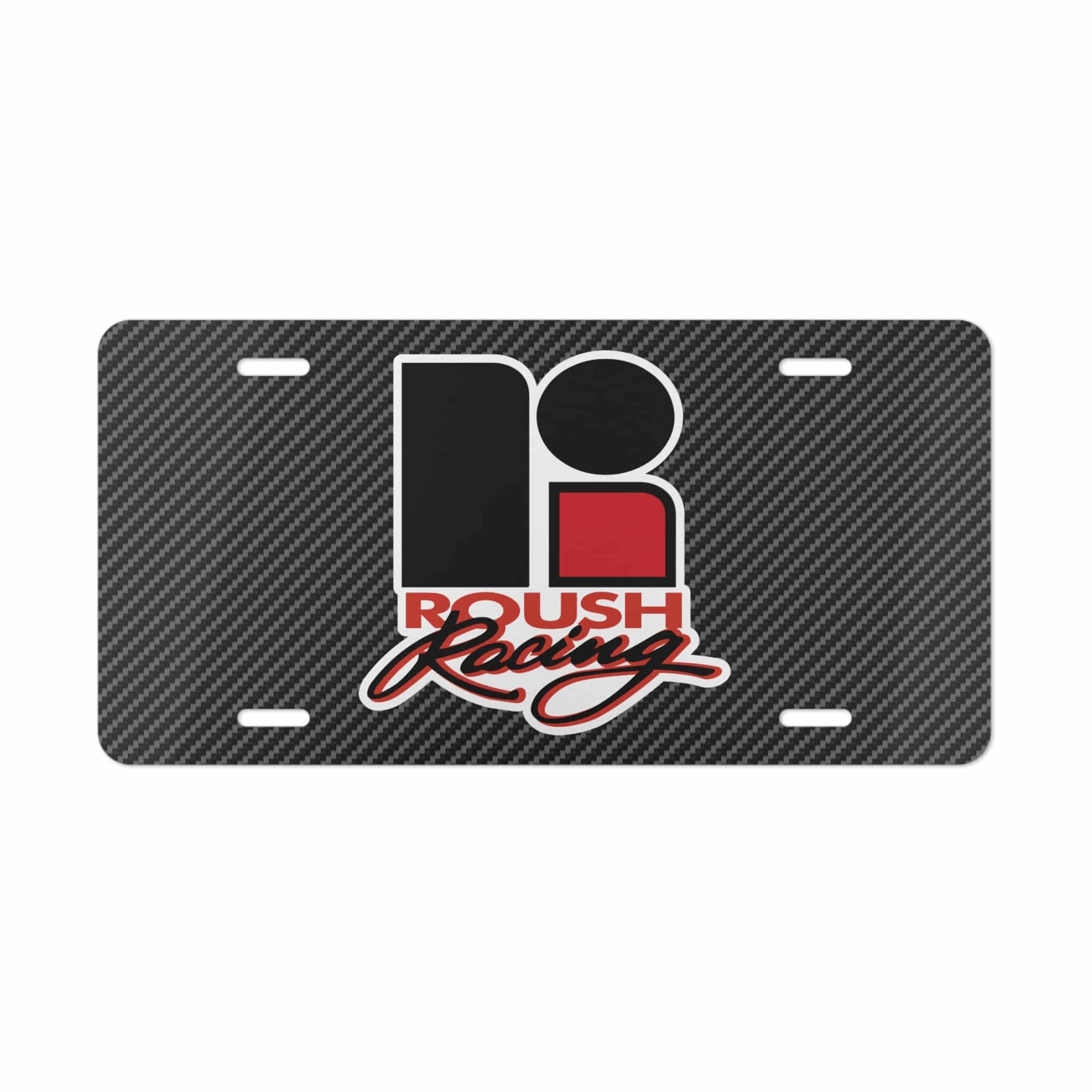 Roush Racing Carbon Fiber License Plate