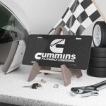 Cummins Turbo Diesel Carbon Fiber License Plate