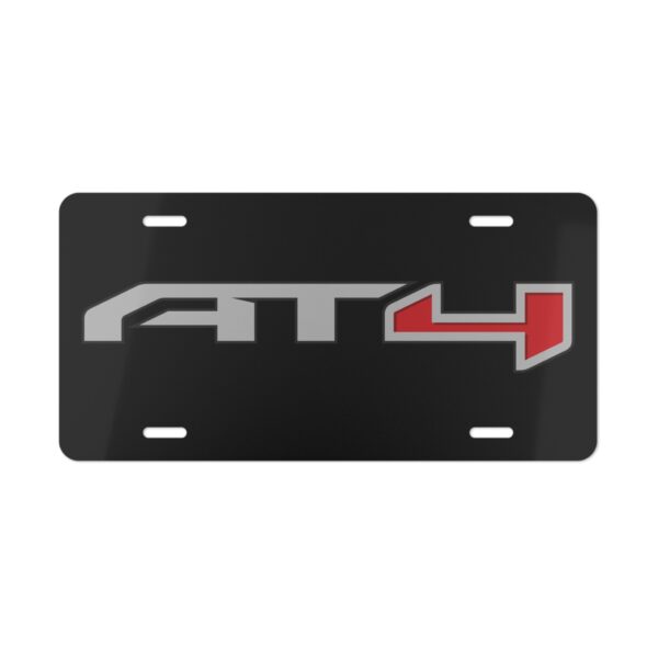 GMC AT4 License Plate