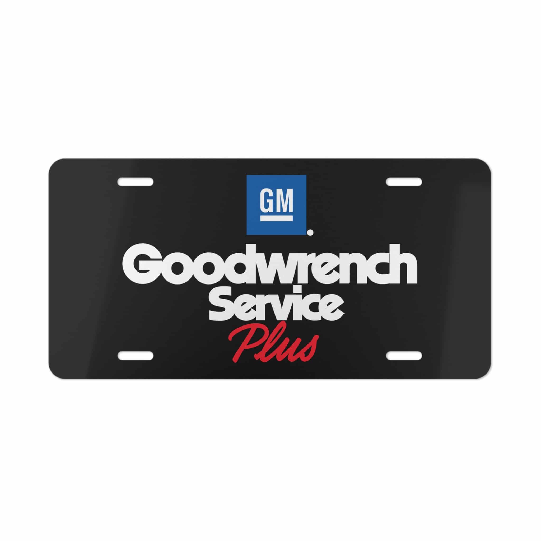 GM Goodwrench Service Plus License Plate