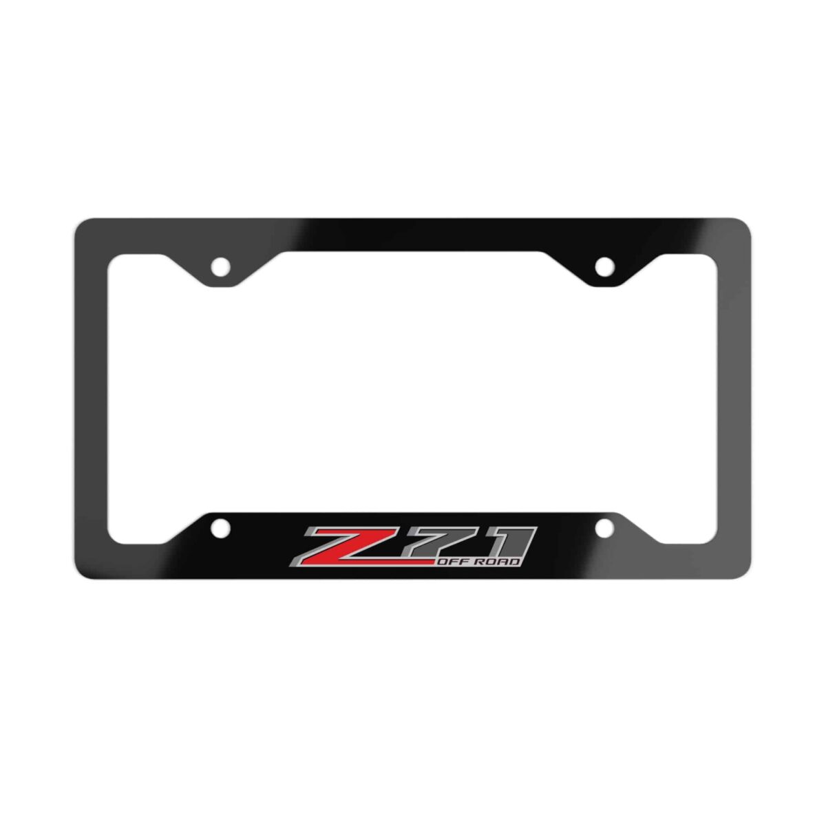 Chevy Z71 Off Road Metal License Plate Frame