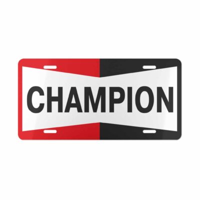 Champion Spark Plugs License Plate