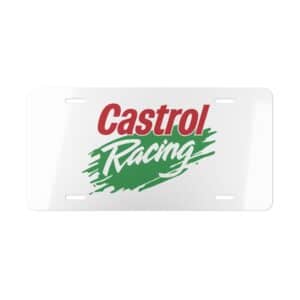 Castrol Racing License Plate