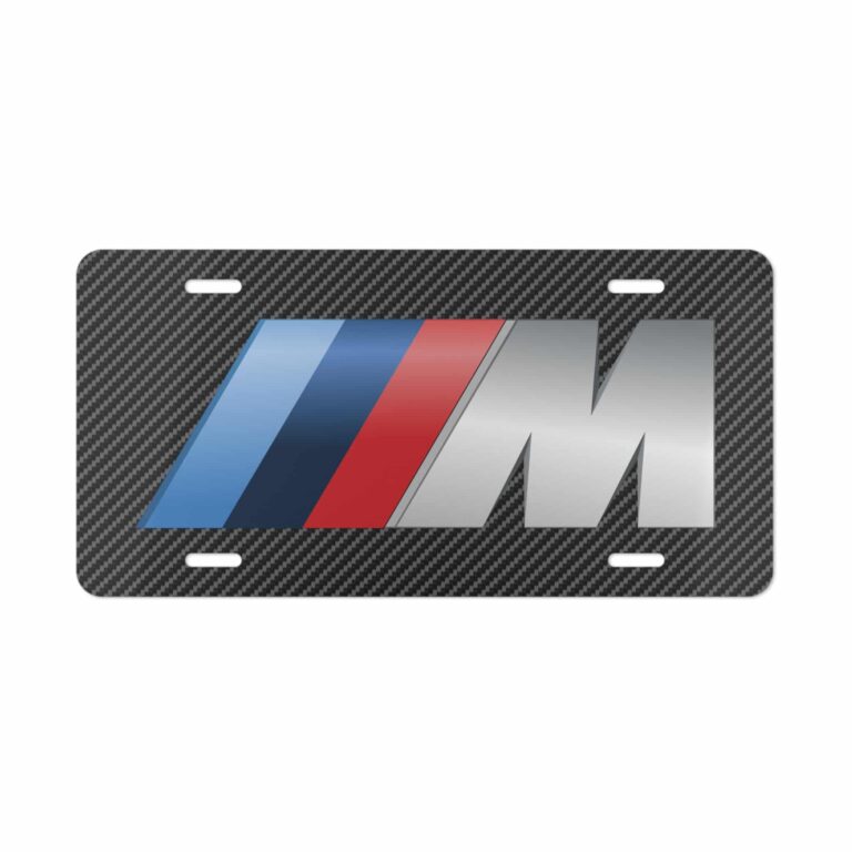 BMW M Carbon Fiber License Plate
