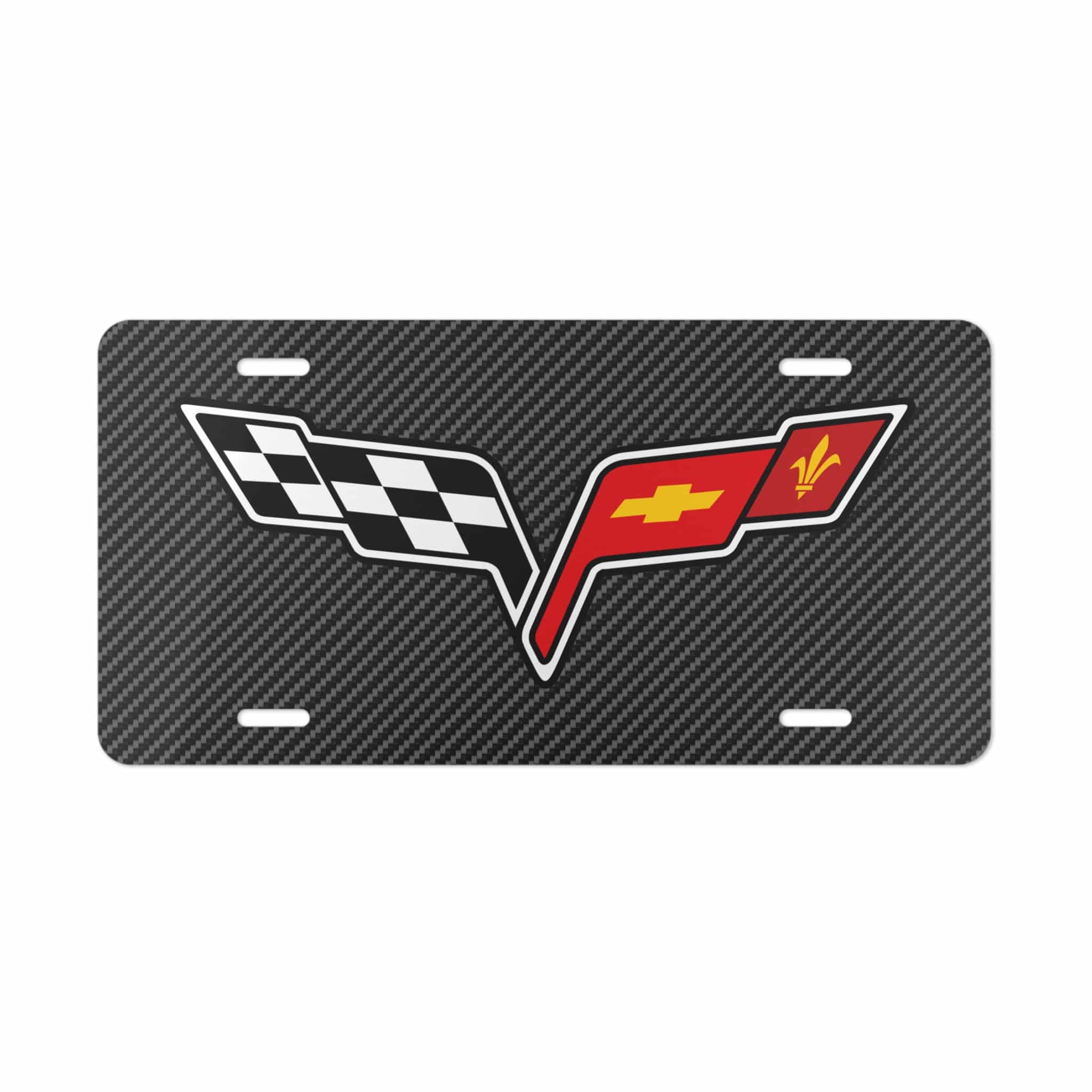 Corvette C6 Carbon Fiber License Plate