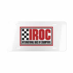 IROC International Race Of Champions License Plate
