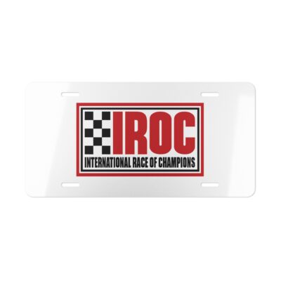 IROC International Race Of Champions License Plate