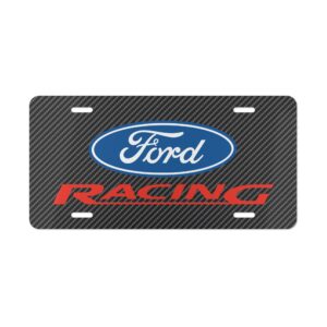 Ford Racing Carbon Fiber License Plate