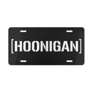 Hoonigan License Plate