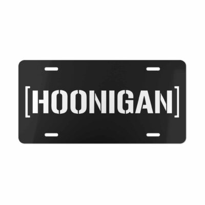 Hoonigan License Plate