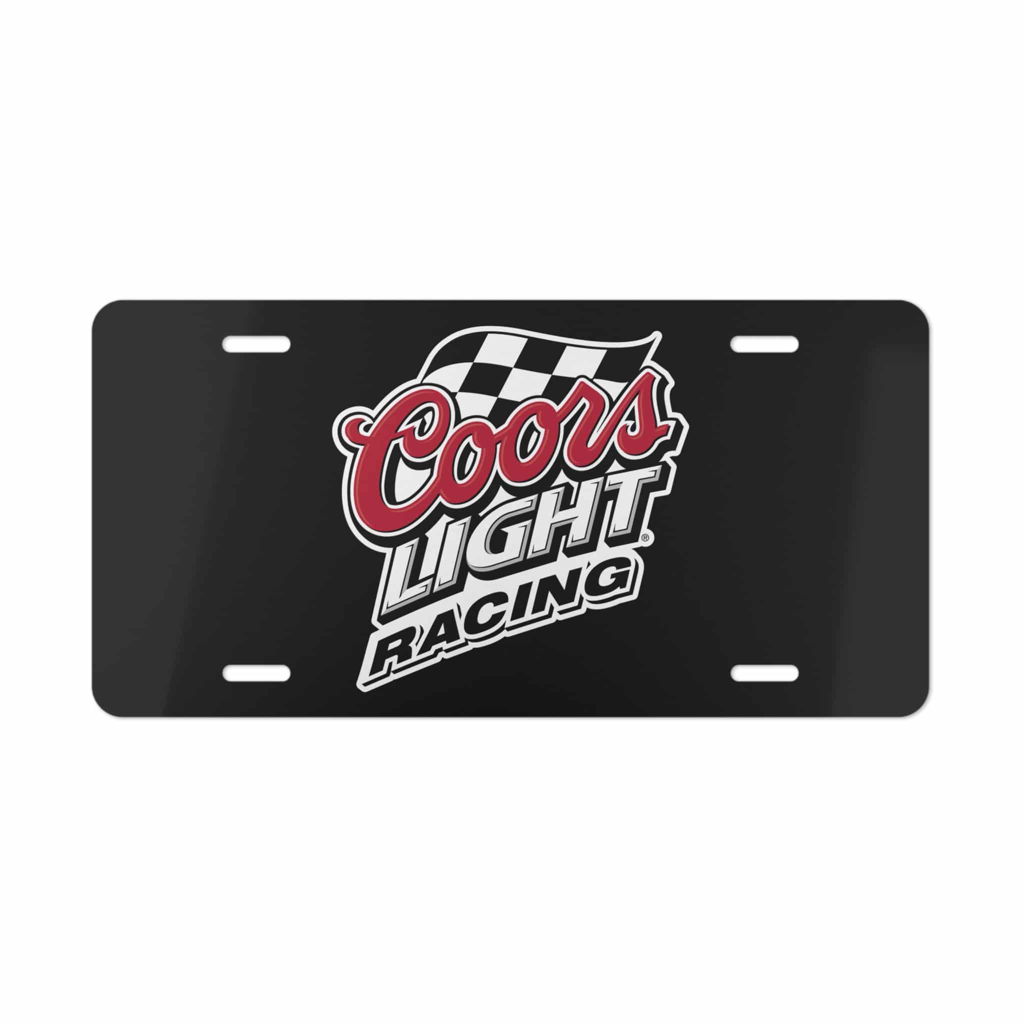Coors Light Racing License Plate