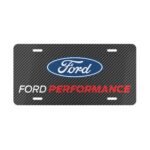 Ford Performance Carbon Fiber License Plate Style 2