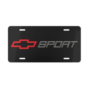 Chevy Sport License Plate