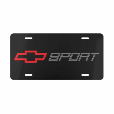 Chevy Sport License Plate