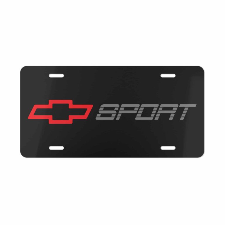 Chevy Sport License Plate