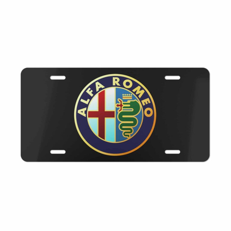 Alfa Romeo License Plate