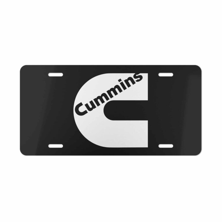 Cummins License Plate
