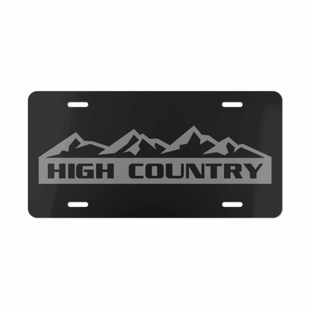 High Country License Plate