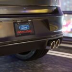 Ford Racing Carbon Fiber License Plate
