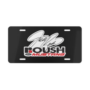 Jack Roush Mustang License Plate