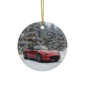 Mazda Miata MX-5 Ceramic Christmas Ornament