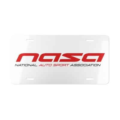 NASA National Auto Sport Association License Plate