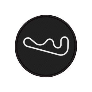 Roebling Road Raceway Circle Iron-On Patch