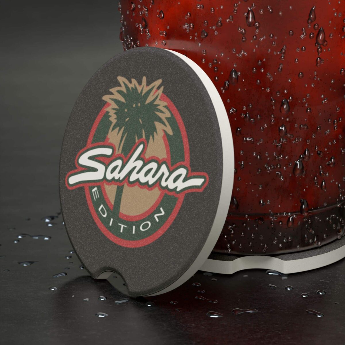 Jeep Sahara Edition Soapstone Car Coaster